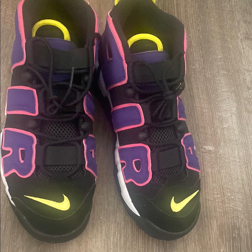 Nike Black and Purple Sneakers with Modern Design